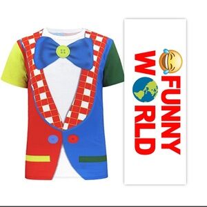 Funny World Clown Costume T-Shirt